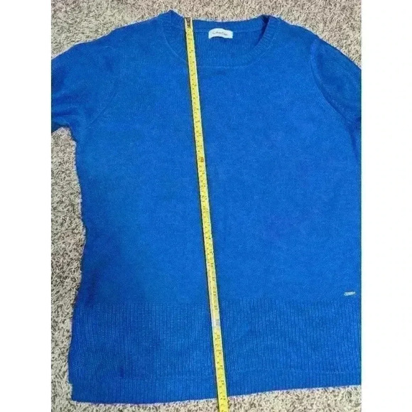Calvin Klein Blue Sweater Size L - Picture 9 of 9